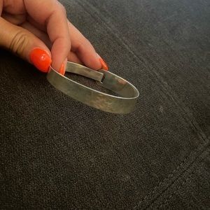 Sterling silver bracelet.